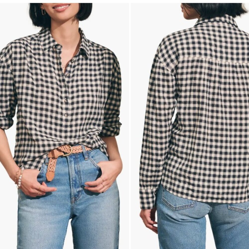 Faherty Olli Gingham Long Sleeve Shirt